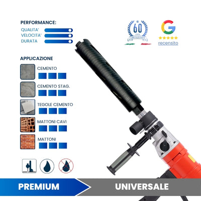 forare cemento a secco