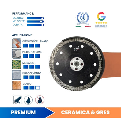 dischetto gres porcellanato