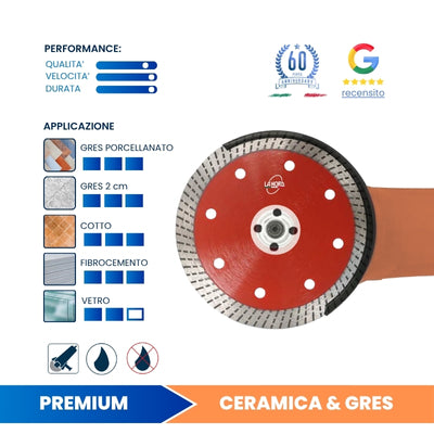 dischetto diamantato gres