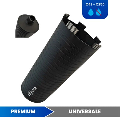 foretto diamantato a secco cemento