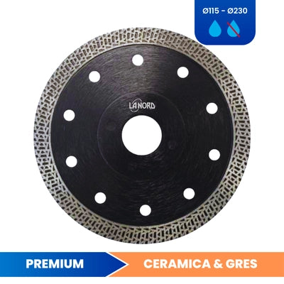 Disco diamantato rinforzato per gres porcellanato